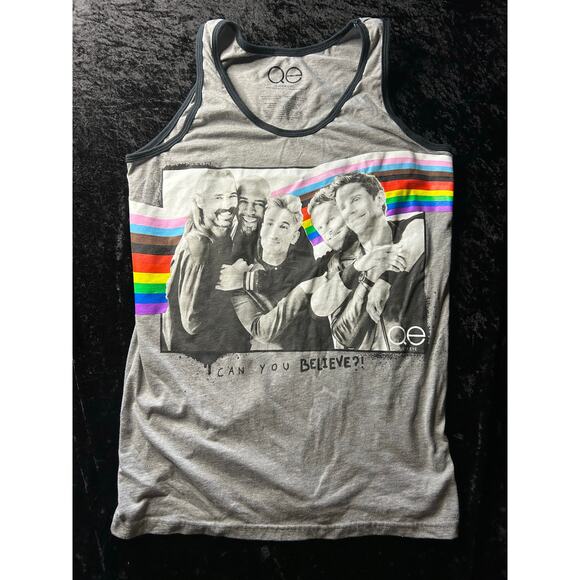 Queer Eye Cast Graphic Tank Top Men’s Small Gray Netflix Show - Picture 1 of 4